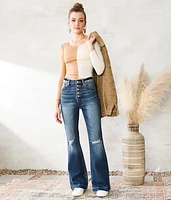 High Rise Flare Stretch Jean