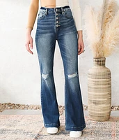 High Rise Flare Stretch Jean