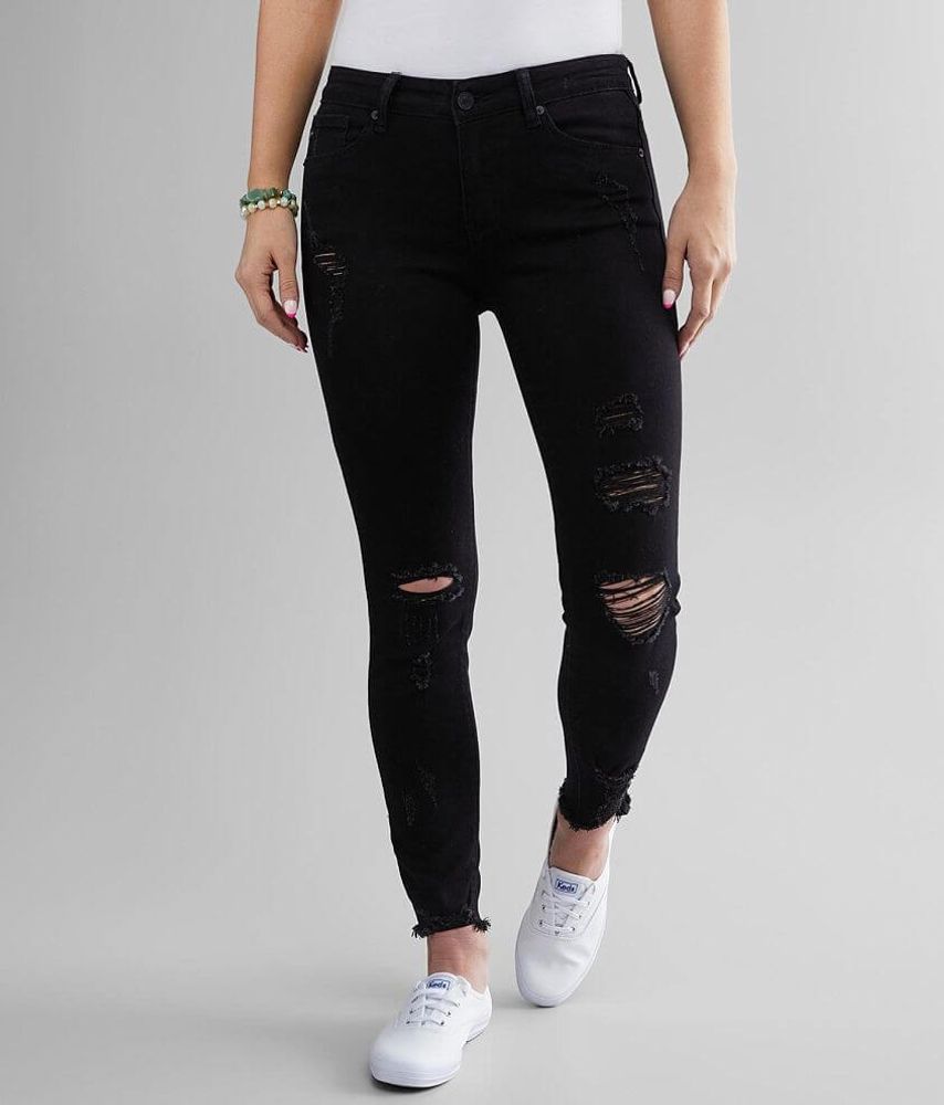 Kan Can Mid-Rise Ankle Skinny Stretch Jean