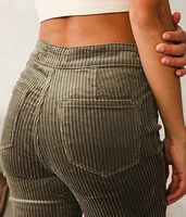 High Rise Corduroy Super Flare Pant