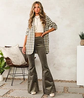 High Rise Corduroy Super Flare Pant