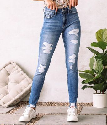 KanCan Mid-Rise Ankle Skinny Stretch Jean