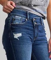 Mid-Rise Flare Stretch Jean