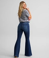 Mid-Rise Flare Stretch Jean