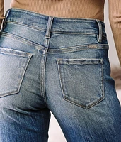 Mid-Rise Flare Stretch Jean