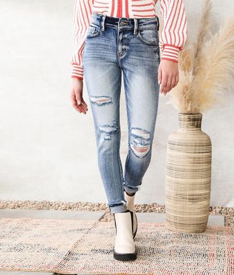 Kan Can Signature High Rise Ankle Skinny Jean