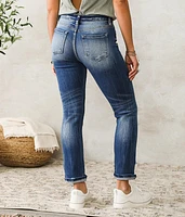 Mid-Rise Ankle Straight Jean