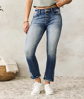 Mid-Rise Ankle Straight Jean