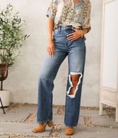 Kan Can Signature High Waisted Wide Leg Jean
