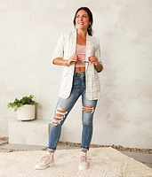 Kurvy Mid-Rise Ankle Skinny Jean