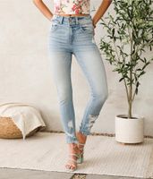 Kan Can Signature High Rise Ankle Skinny Jean