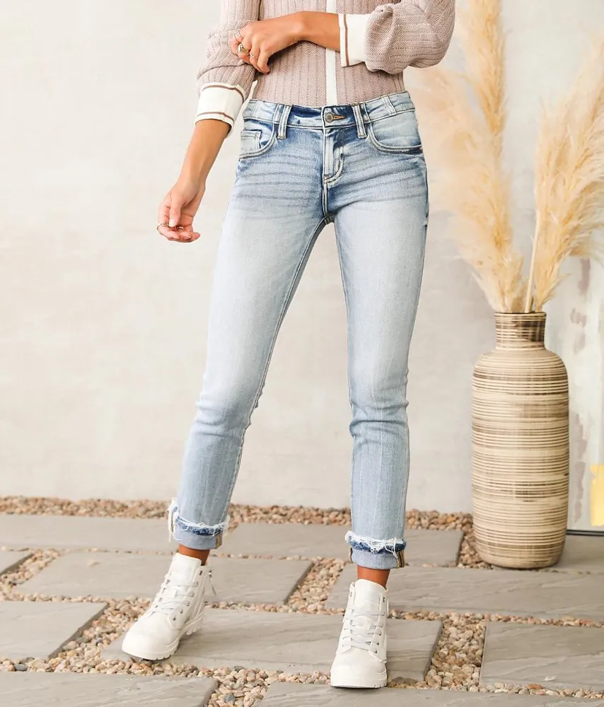 Kan Can Signature Low Rise Ankle Straight Jean