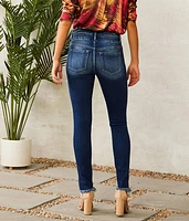 High Rise Split Ankle Skinny Jean