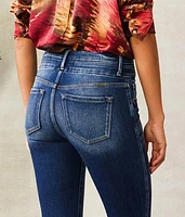 High Rise Split Ankle Skinny Jean
