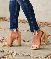 High Rise Split Ankle Skinny Jean