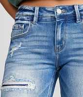 Mid-Rise Bermuda Stretch Short