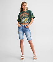 Mid-Rise Bermuda Stretch Short