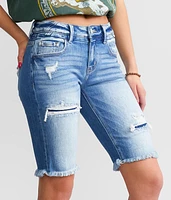 Mid-Rise Bermuda Stretch Short