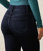 High Rise Ankle Skinny Stretch Jean