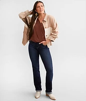 Kurvy Mid-Rise Straight Stretch Jean