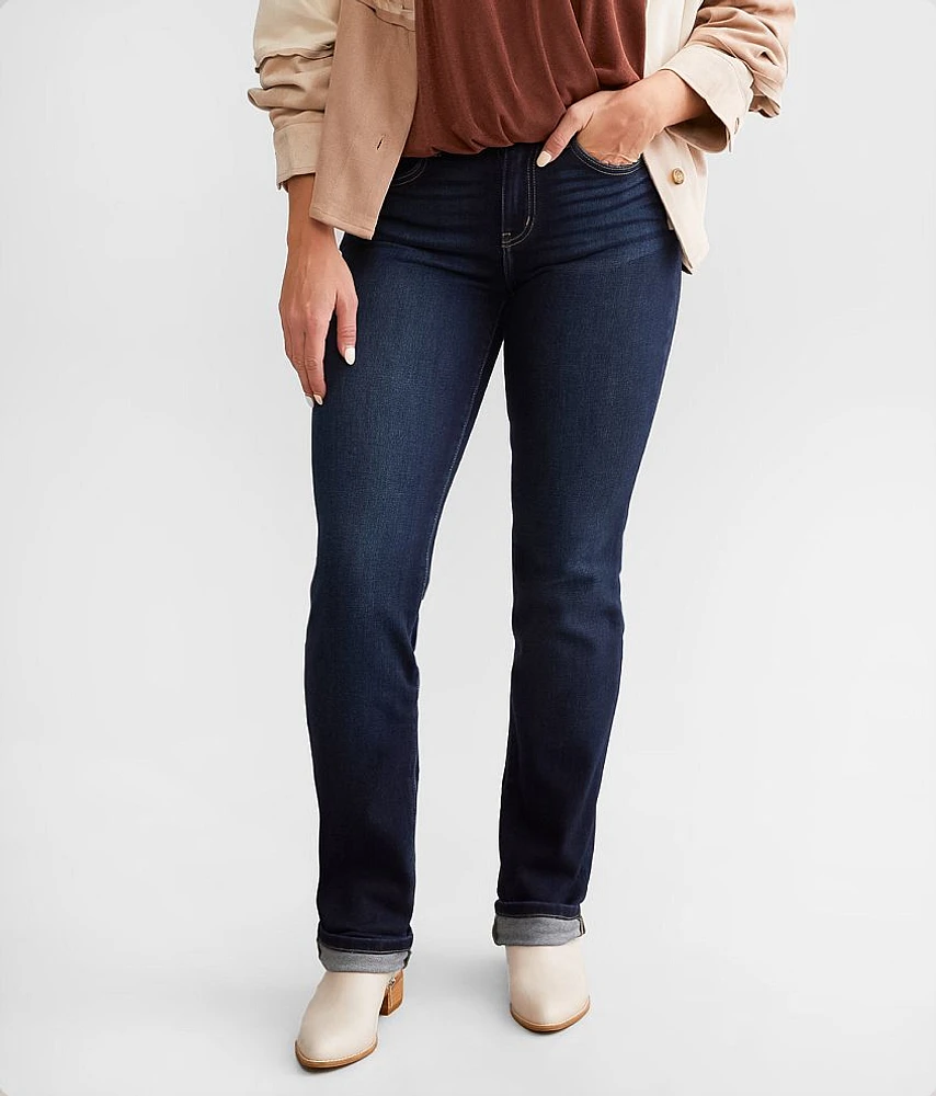 Kurvy Mid-Rise Straight Stretch Jean