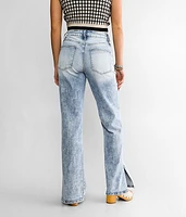 90's Split Hem Wide Leg Stretch Jean