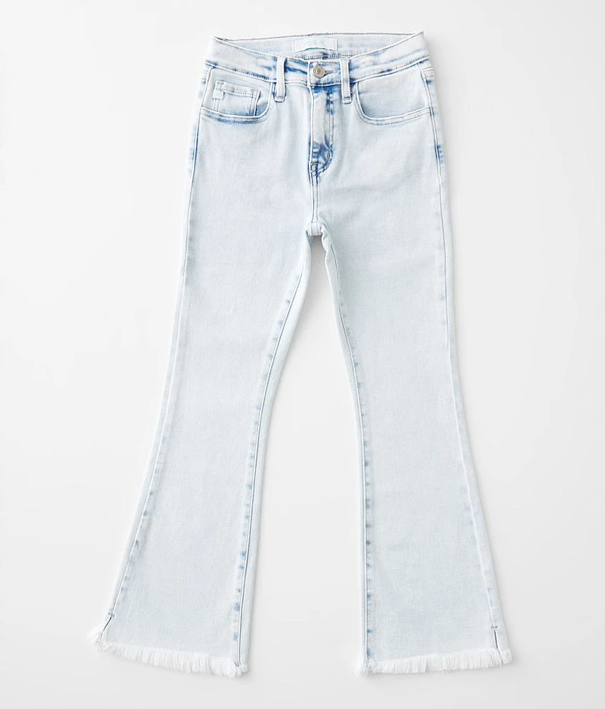 Girls - High Rise Cropped Flare Stretch Jean