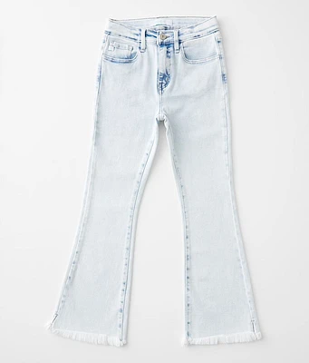 Girls - High Rise Cropped Flare Stretch Jean