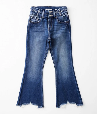 Girls - High Rise Cropped Flare Jean