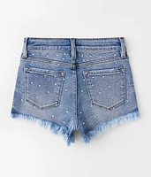 Girls - High Rise Rhinestone Stretch Short