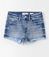 Girls - High Rise Rhinestone Stretch Short