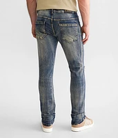 Rugged Plaid Stretch Jean