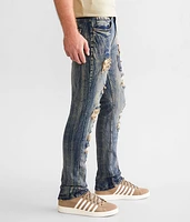 Rugged Plaid Stretch Jean