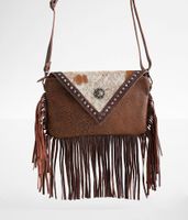 Myra Bag Dusky Tones Leather Fringe Crossbody Purse