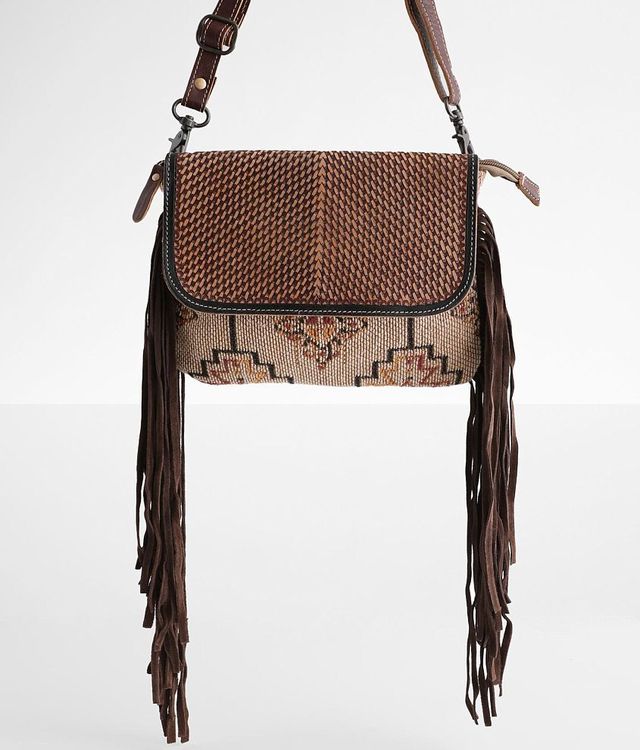 Myra Bag Squander Leather Fringe Purse