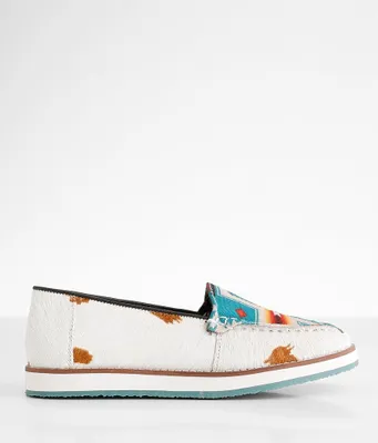MYRA Angst Cow Print Loafer Shoe