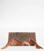 Myra Bag Scheme Leather Fringe Wallet