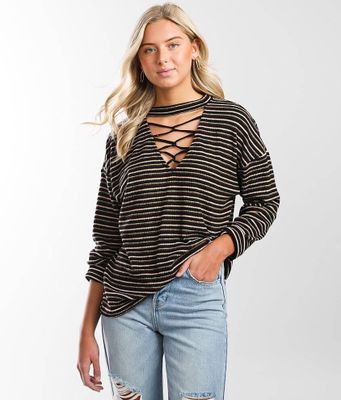 Gilded Intent Oversized Strappy Top