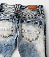 Boys - Indigo Moto Taper Stretch Jean