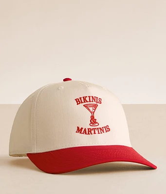 Bikinis & Martinis Baseball Hat