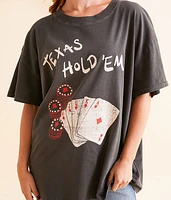 Texas Hold 'Em Oversized T-Shirt