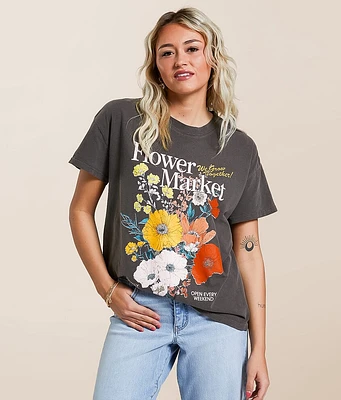 Flower Market Oversized T-Shirt