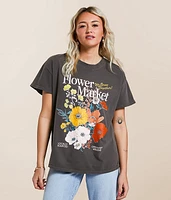 Flower Market Oversized T-Shirt