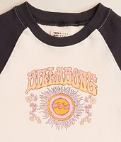 Girls - Stay Sunny Raglan T-Shirt