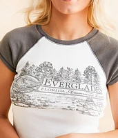 Florida Everglades Cropped Baby T-Shirt