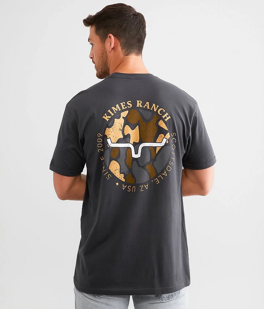 Kimes Ranch Circular Duck Camo T-Shirt