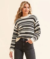 All Favor Striped Sweater