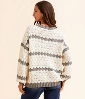 Bubble Striped Sweater