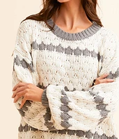 Bubble Striped Sweater