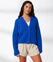 Sunny Cropped Cardigan Sweater